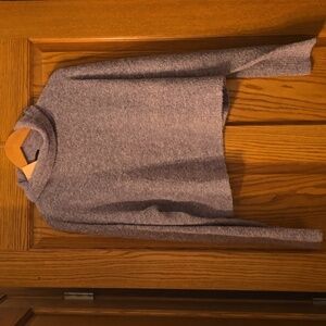 Lavender cropped turtleneck